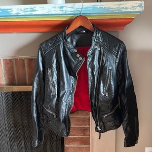 Vegan Leather Free People Jacket